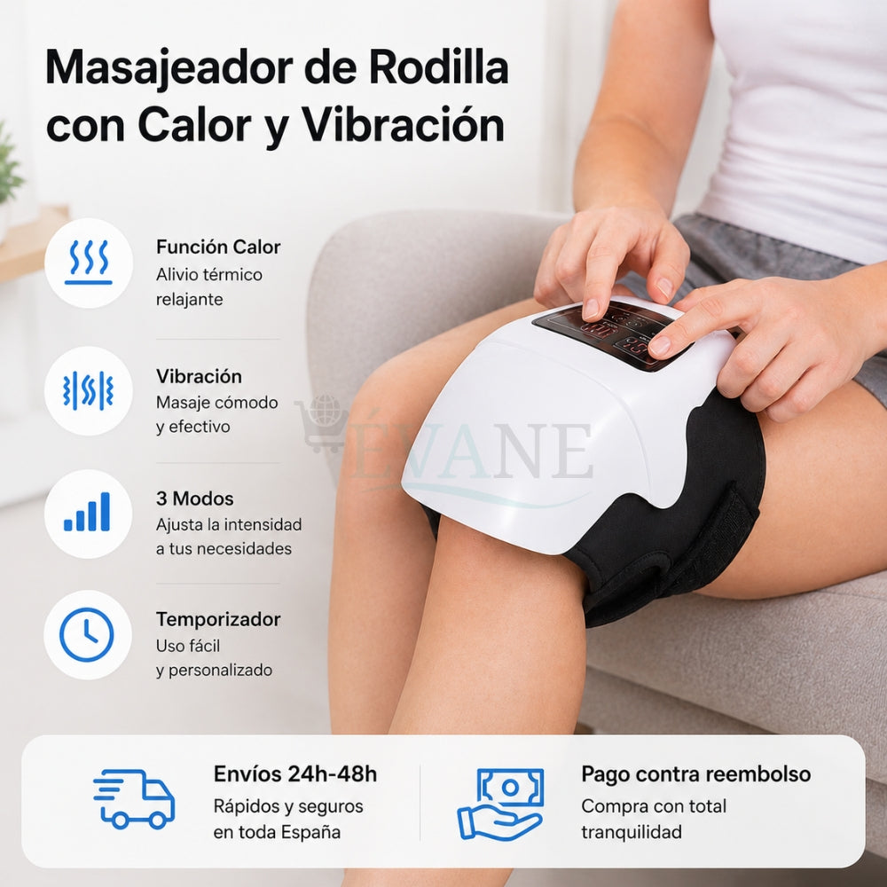 Masajeador de Rodillas con Calor y Vibración