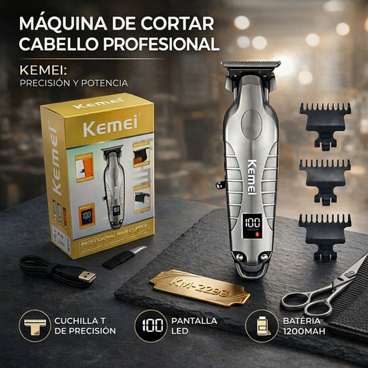 💈 Corta Pelo Inalámbrica Kemei 2293