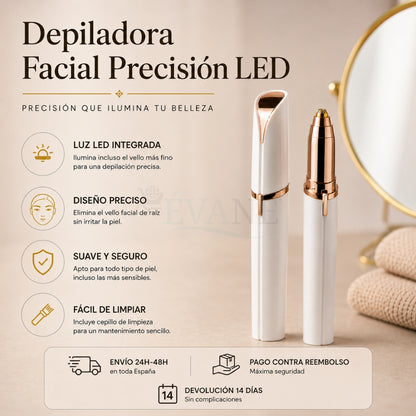 Depiladora Facial Precisión LED