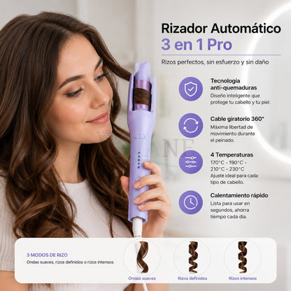 Rizador Automático 3 en 1 Pro