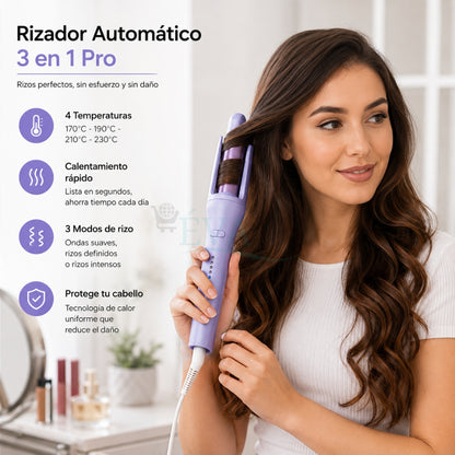 Rizador Automático 3 en 1 Pro