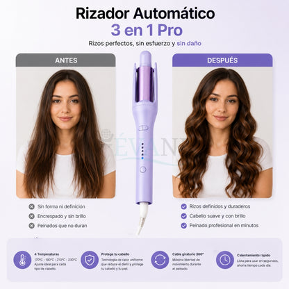 Rizador Automático 3 en 1 Pro