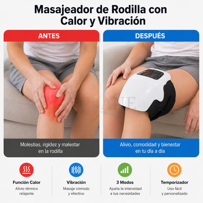 Masajeador de Rodillas con Calor y Vibración