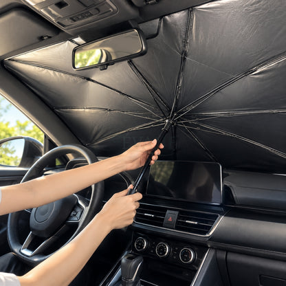 Parasol para Coche Plegable Tipo Paraguas