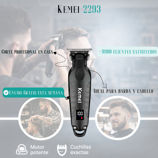 💈 Corta Pelo Inalámbrica Kemei 2293