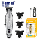 💈 Cortadora de Pelo Inalámbrica Kemei 2293 Barber 0 mm – Corte Profesional y Precisión Total