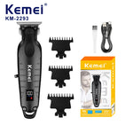💈 Cortadora de Pelo Inalámbrica Kemei 2293 Barber 0 mm – Corte Profesional y Precisión Total
